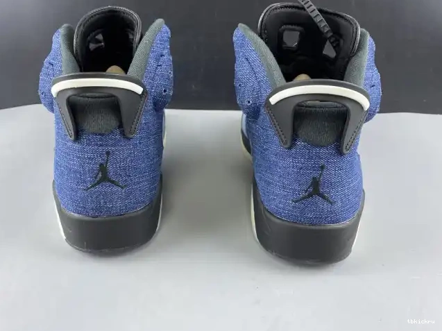 Rep TBK Washed 6 CT5350-401 Air Jordan Denim 0419